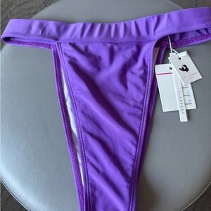 Swim Bunny Purple Bikini Bottom Size Large